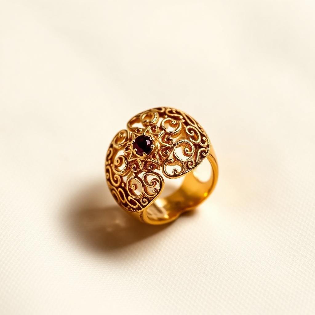 Ottoman Filigree Ring — Jummaka Jewellery