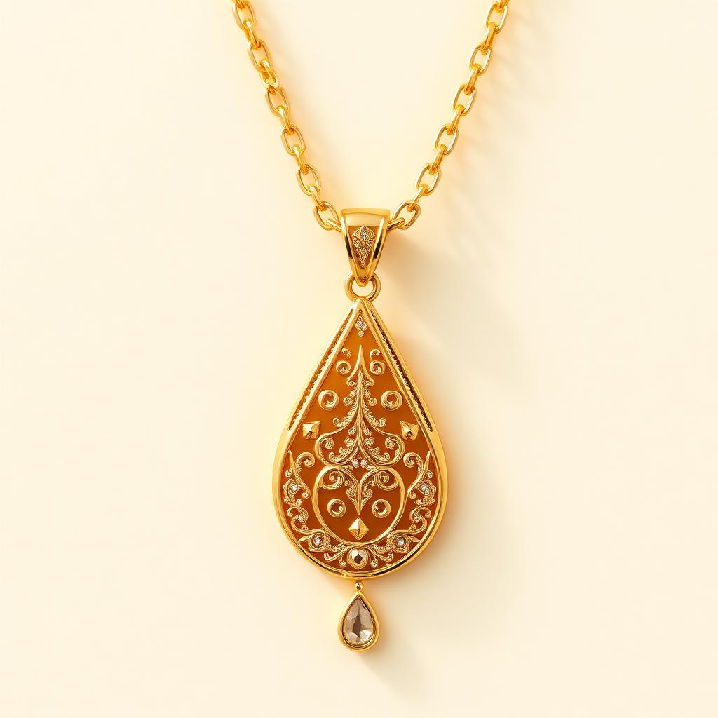 Dubai Teardrop Pendant — Jummaka Jewellery