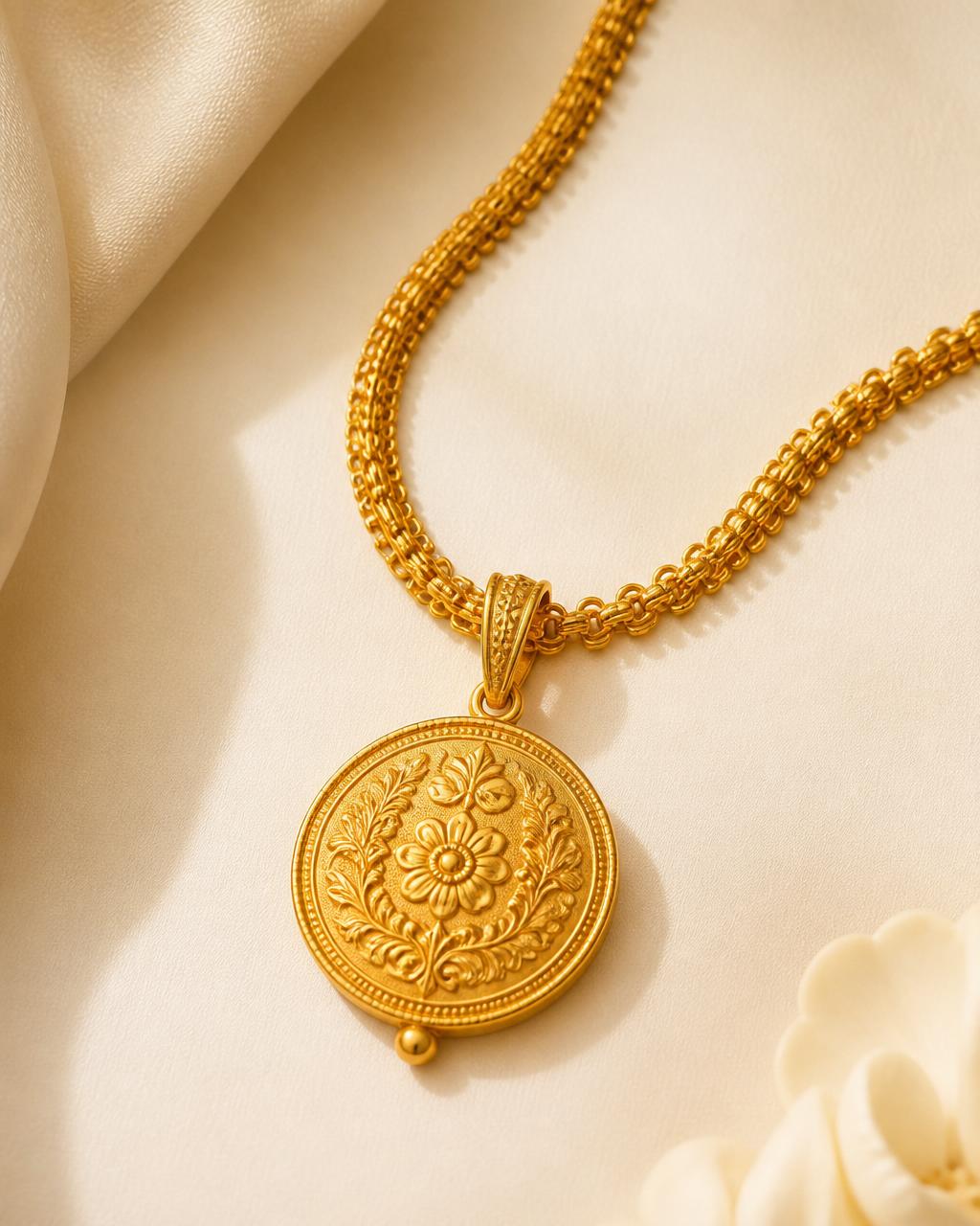 Heritage Coin Pendant — Jummaka Jewellery